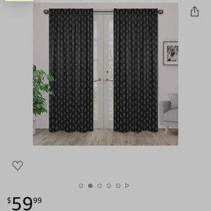 Sweet JoJo Arrow curtain set approx 42x82